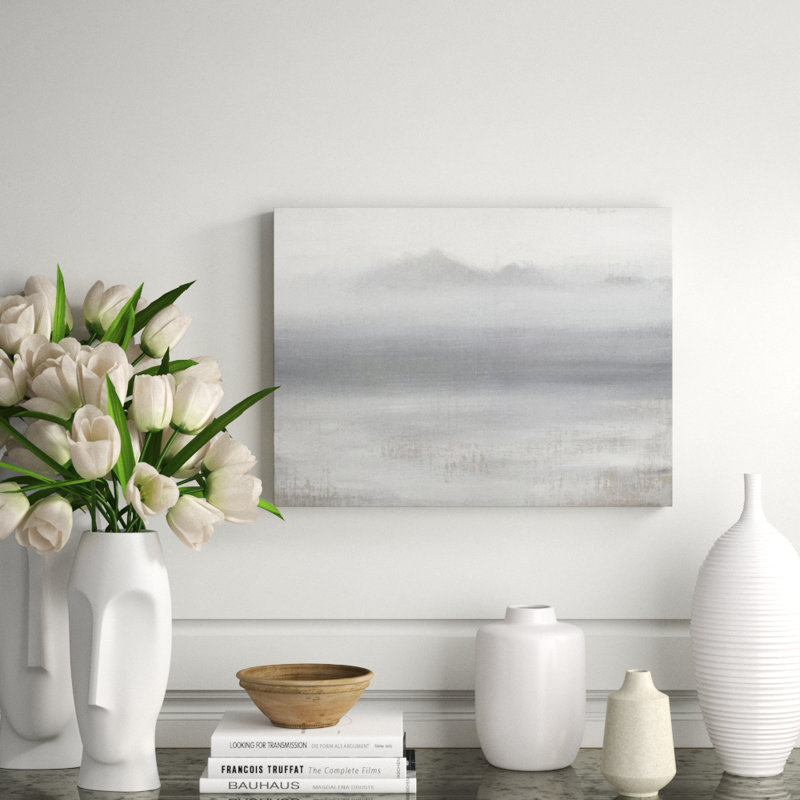Summit To Sea XVII Painting by Paul Ngo, Glass Coat, 18" H x 24" W x 1.5" D