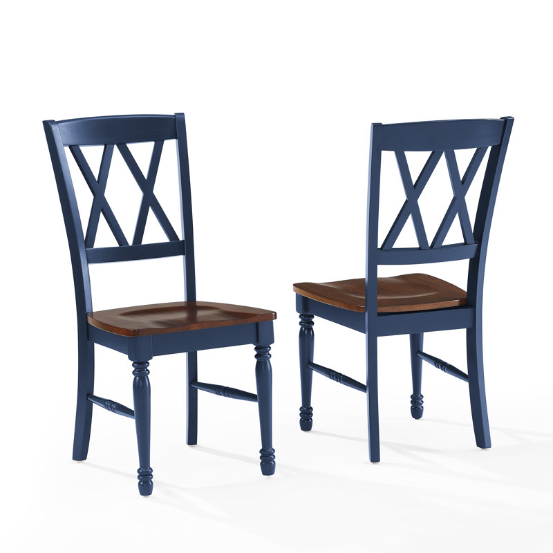 Dunblane 17.5'' H Side Chair, Navy