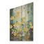 «Yellow Buttercup» jaune avec fleurs «I» - boutons d'or sur bois-1903069770