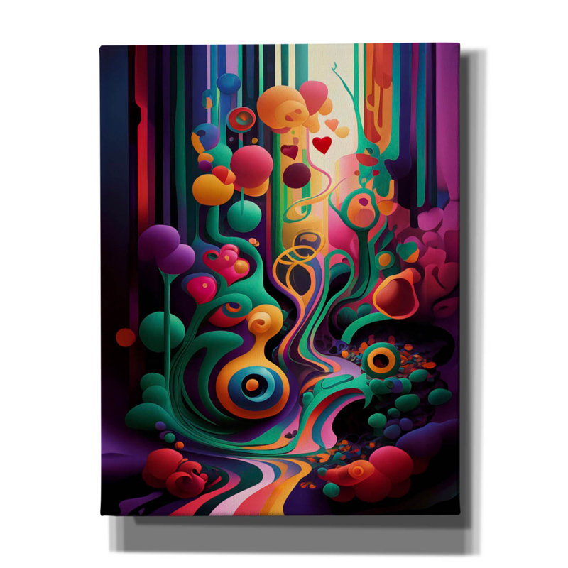 Ivy Bronx 'The Vividly Surreal Forest' by Andreas Magnusson Canvas Wall Art, 18" x 26", H 34 po x l 26 po x P 1,5 po