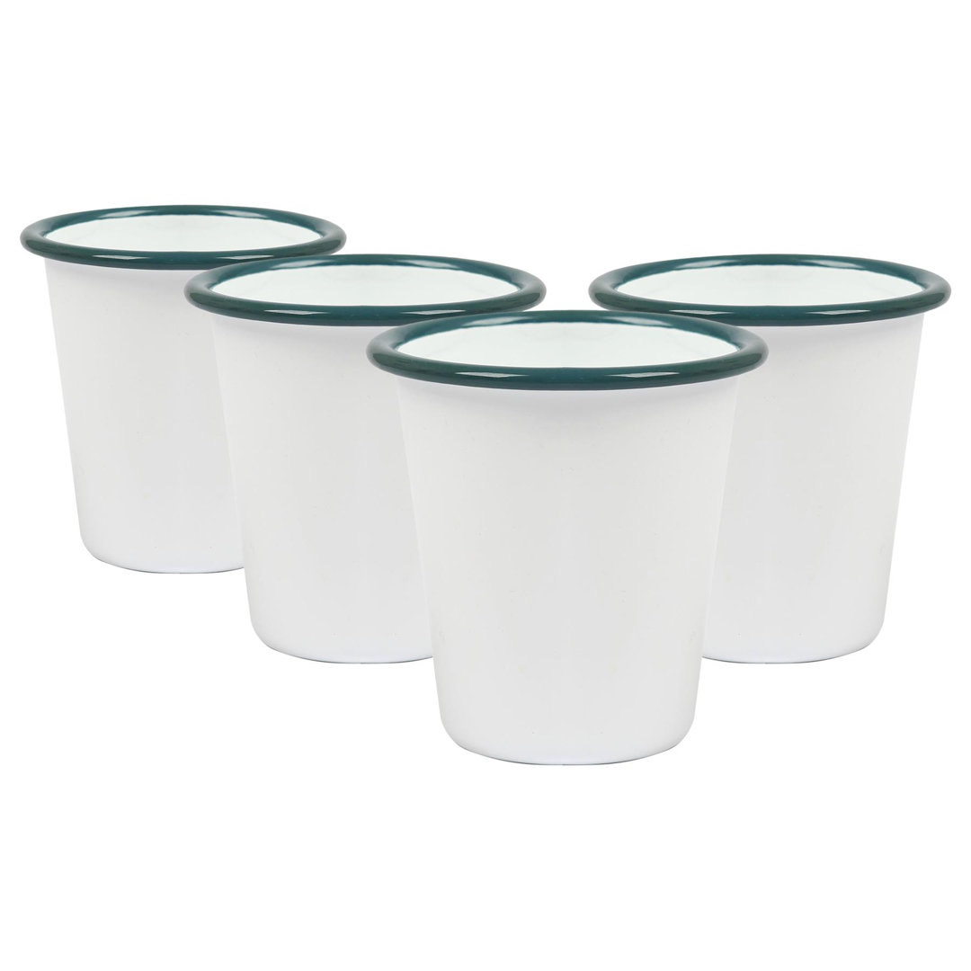 300ml Enamel Drinking Glass