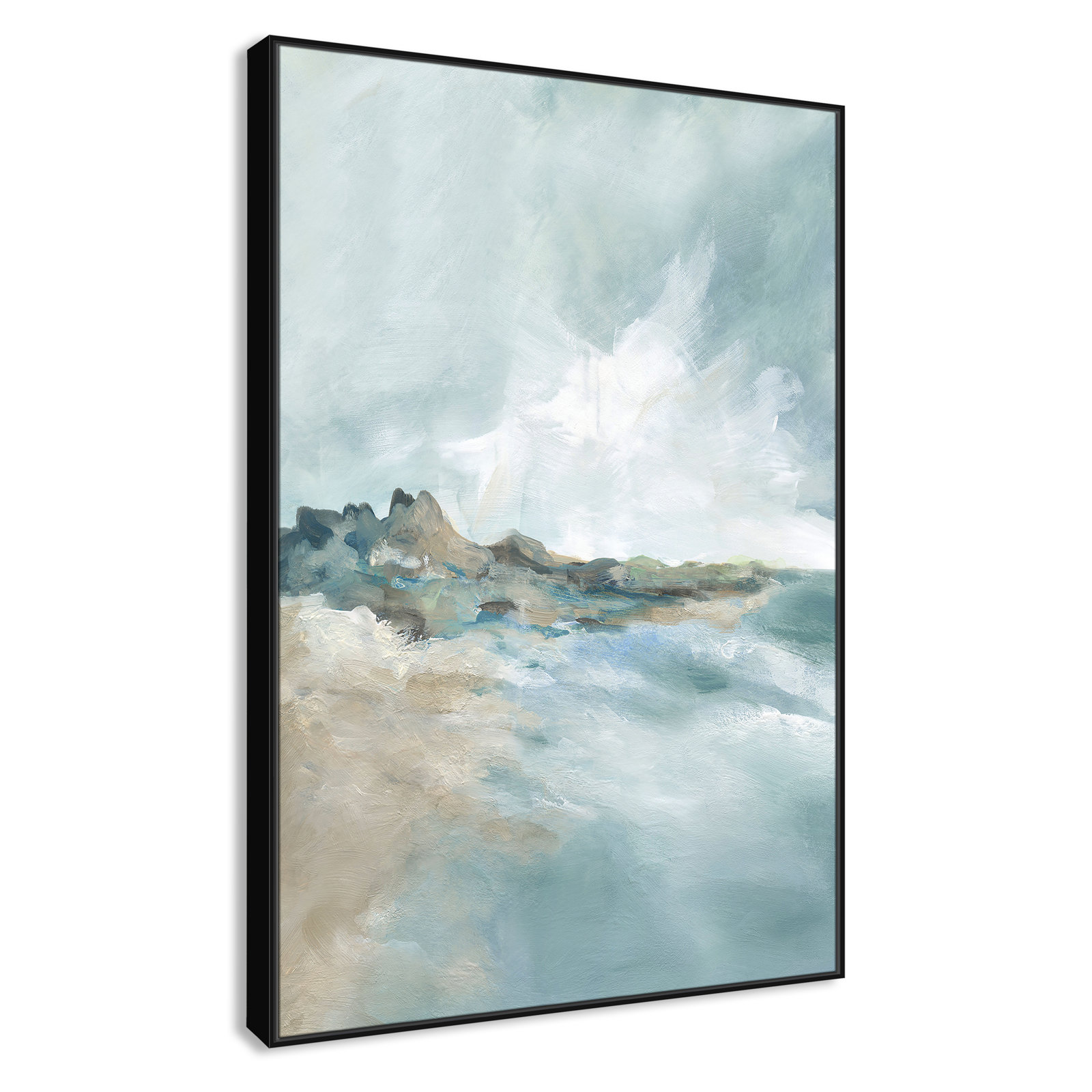 Sandpoint Print by Carol Robinson, Black, 61.5" H x 41.5" W