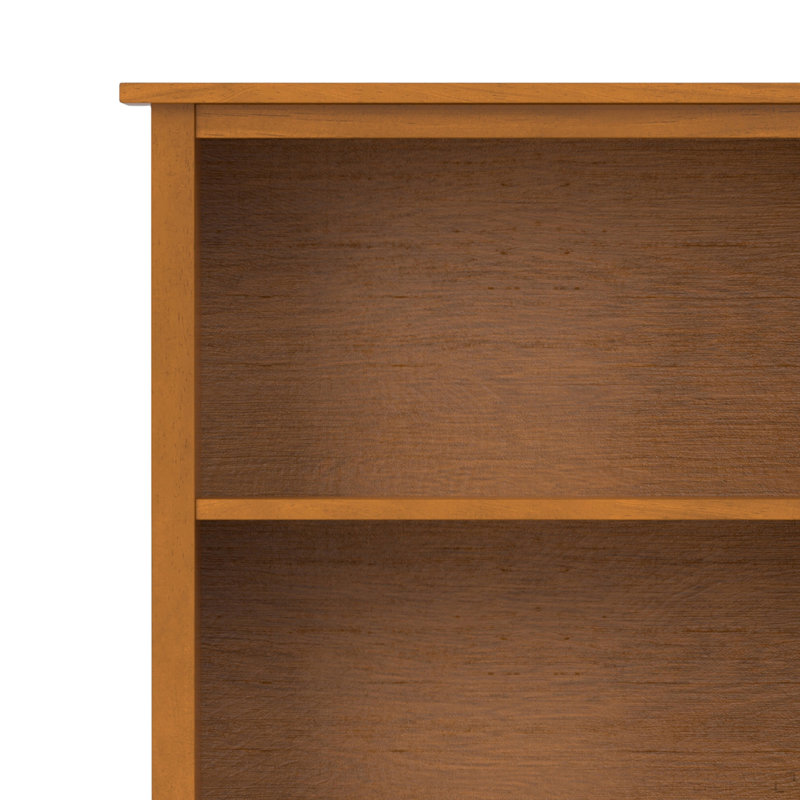 Bibliothèque à 5 tablettes Warm Shaker, Brun