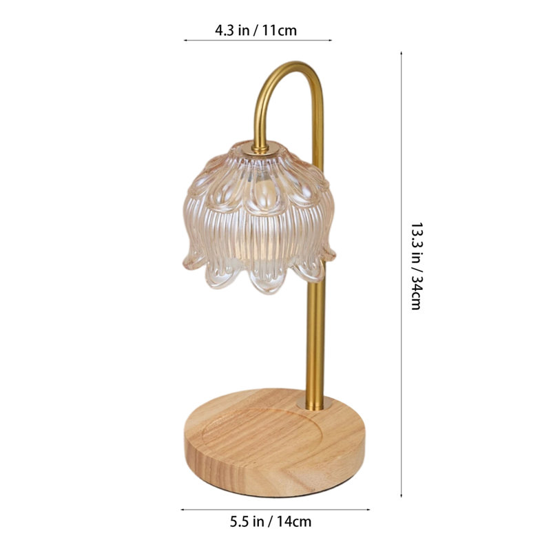 Wood USB Desk Lamp