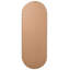Metal Oval Floor Mirror