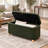 39.3" Velvet Rectangular Storage Bench For Living Room-808891185
