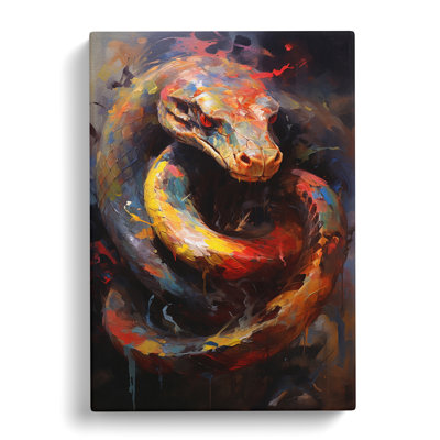 Snake Gestural - No Frame Print