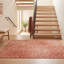 Tapis Myrtle2 moderne à motif mosaïque mouchetée abstraite orange, rouge et crème, lavable à la machine, antidérapant, à poils courts, pour l'intérieur et l'extérieur, adapté aux animaux domestiques, idéal pour le salon, la chambre, la salle à manger, l'entrée, le couloir ou le bureau.-1776036953