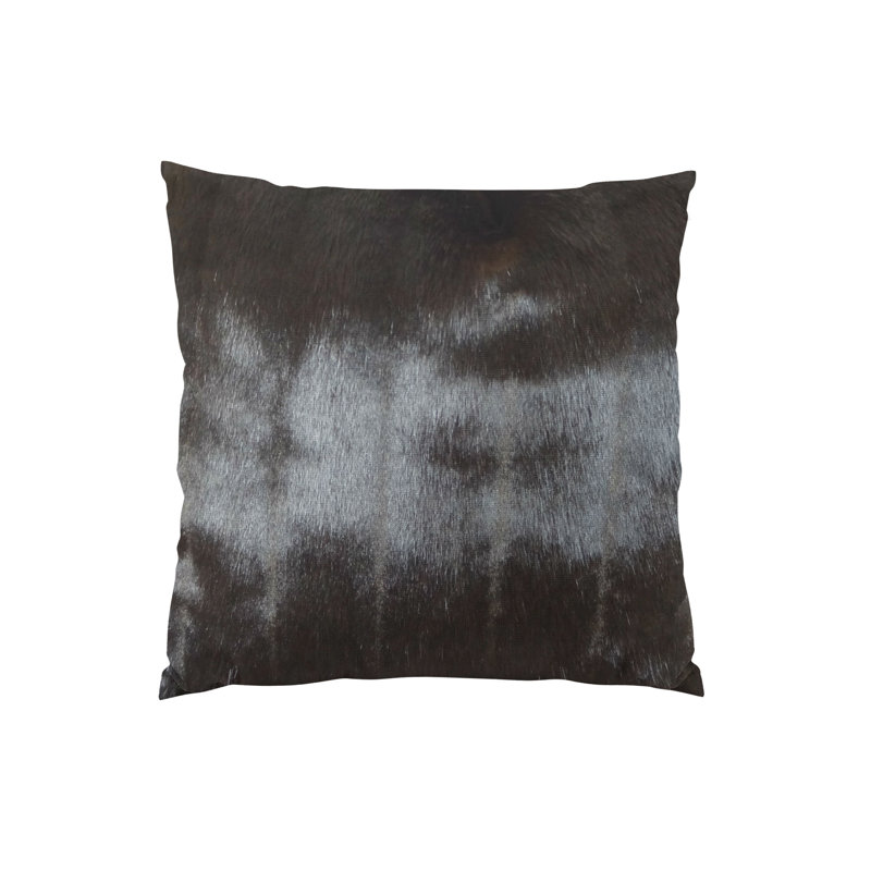 Animal Print Faux Fur Reversible Throw Pillow, 12" x 25"
