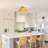  Rattany 1 - Light Rattan Flush Mount Ceiling Light for Dining Room