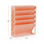 Rangement de fichiers vertical à 5 niveaux Mind Reader, organisateur de bureau, fixation murale, bureau, plastique, L 13 po x l 4,25 po x H 16 po-112008531