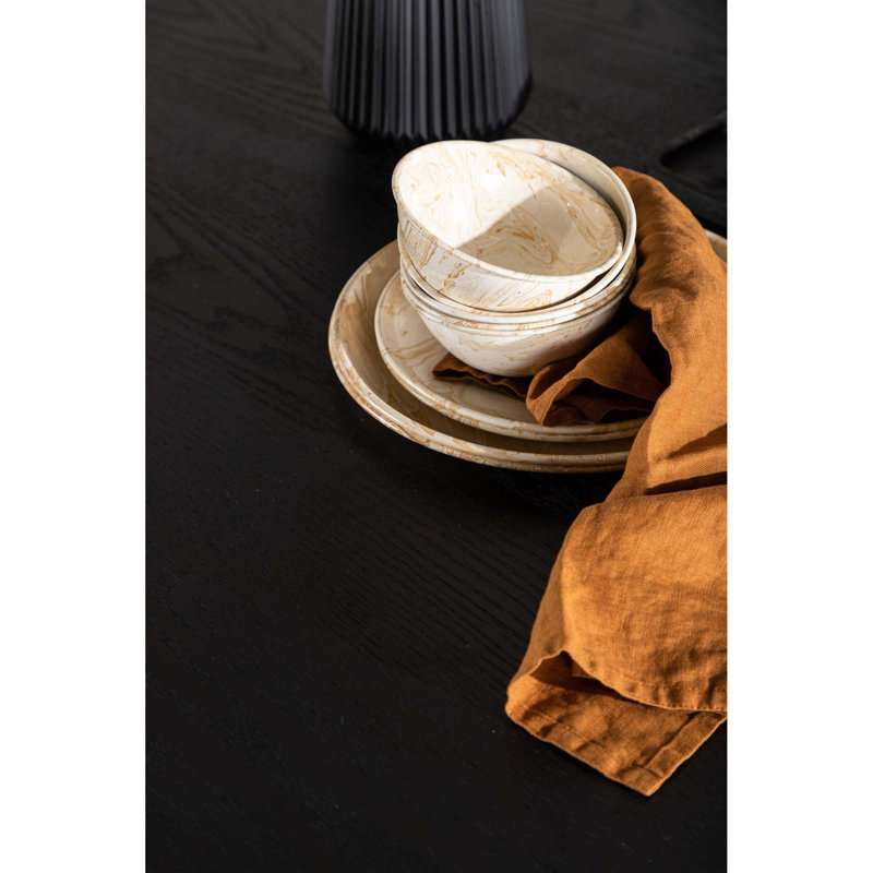 Round Dining Table, Black