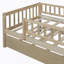 Lit de jour en bois avec couchette et garde-corps-657603965-657603964