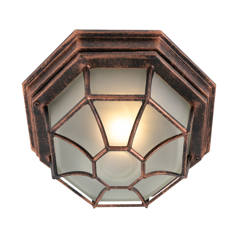 11.4" D x 4.7" H Retro Flush Mount Light