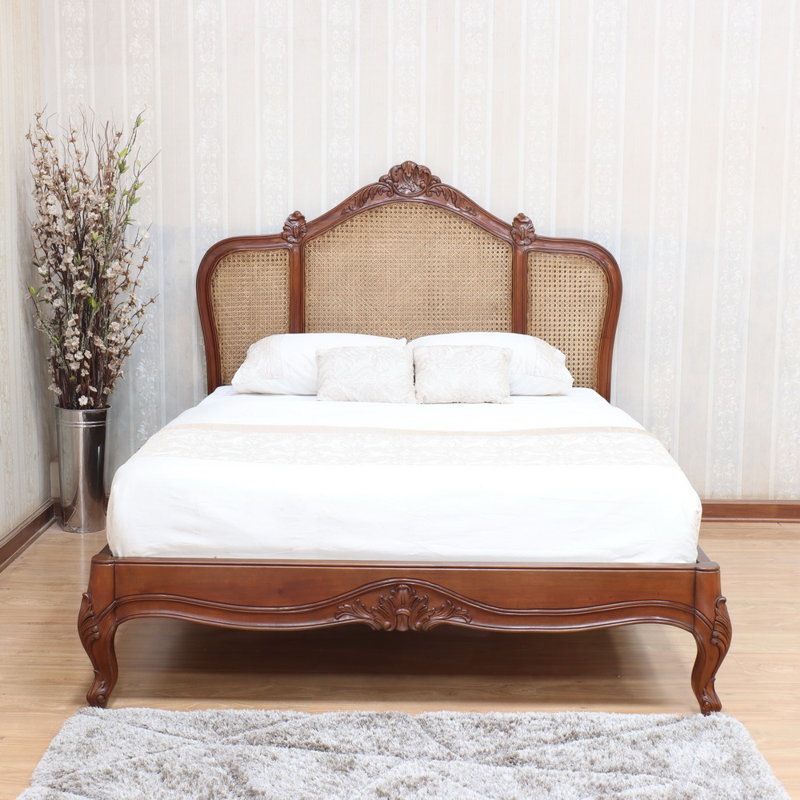 Mynatt Solid Wood Bed, Super King (6')