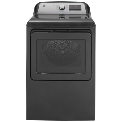 Smart Laundry Appliances GE Smart 7.4 cu. ft. High Efficiency Gas Dryer with Sensor Dry Steam Dry Reversible Door