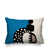 Turquoise / noir / blanc cassé