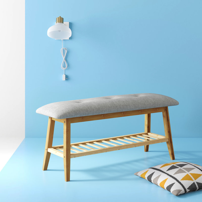 Derrell Polyester Upholstered Bench
