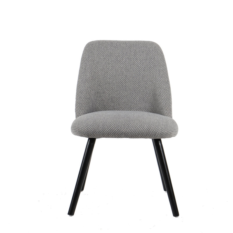 Weisman Upholstered Dining Chair, Mixed Grey