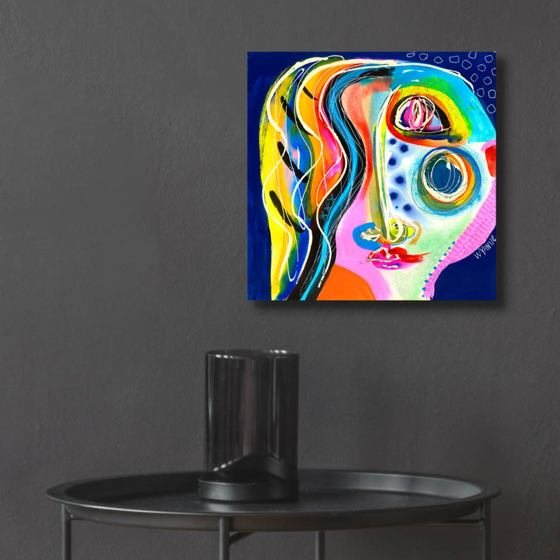 «She Surprized Herself» par Wyanne, H 12 po x l 12 po x P 0,13 po