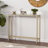 Adolphus Glass Top Console Table-717801712