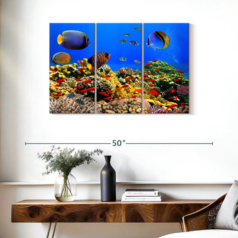 Brampt Underwater Life, 24" H x 38" W