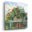 «Geranium Bench Crop» par Carol Rowan, August Grove®, art mural en verre acrylique-1406287570