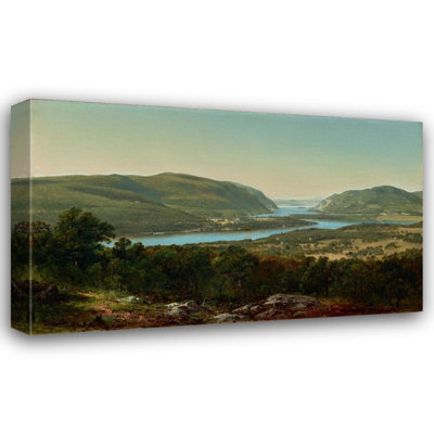 «View from Garrison, West Point, New York» par David Johnson - Art mural sur toile tendue avec châssis