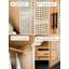 Nordic Solid Wood Rattan Woven Wardrobe