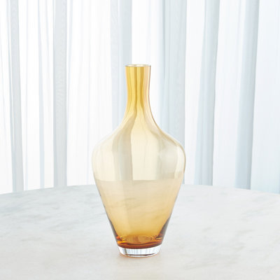 Ambrosia Vase-Caramel-Lg