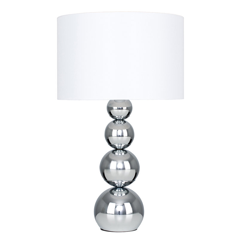 Chagnon Metal Table Lamp, White