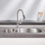 32" x 21" Undermount Stainless Steel Double Bowl Kitchen Sink-111909043