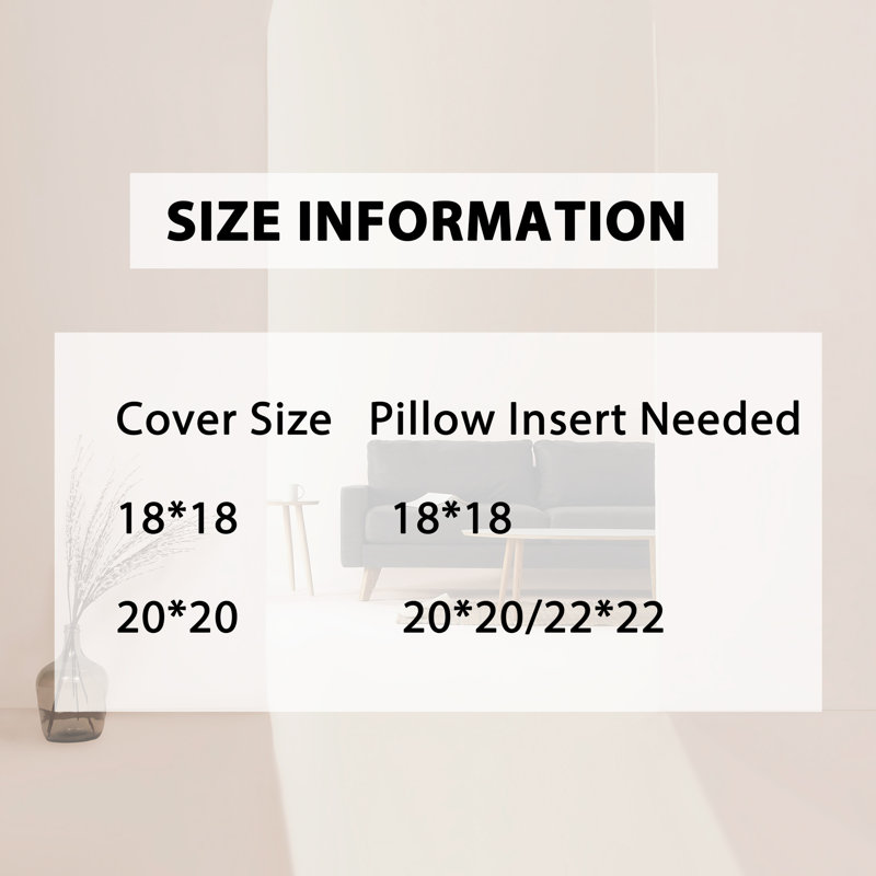 Beige Faux Fur 18" x 18" Pillow Covers, Set of 2