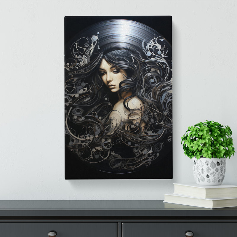 Vinyl Record Realism - Print, 76cm H x 50cm W x 3cm D