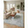 Vintage Looms Blue/Beige Polyester powerloom Area Rug