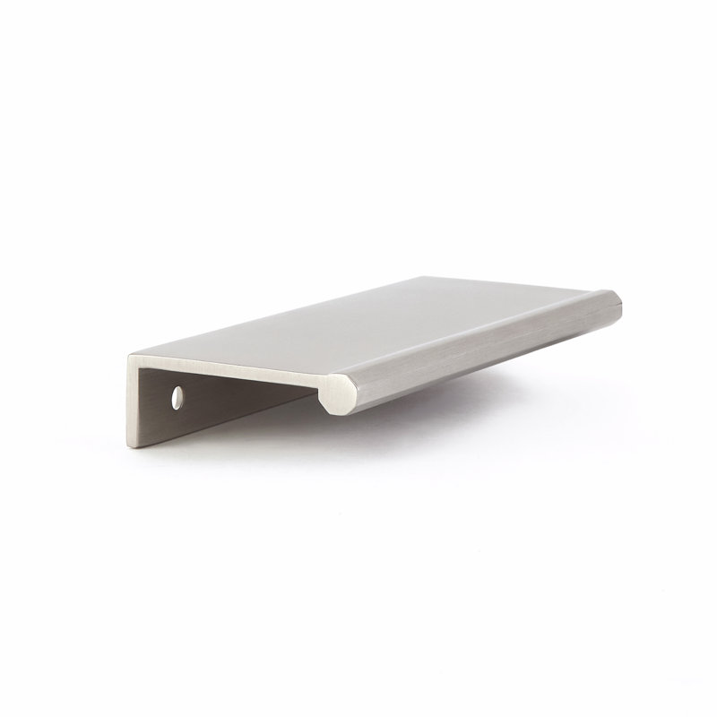 Baker 5" Center to Center Finger Pull, 4", Brushed Nickel