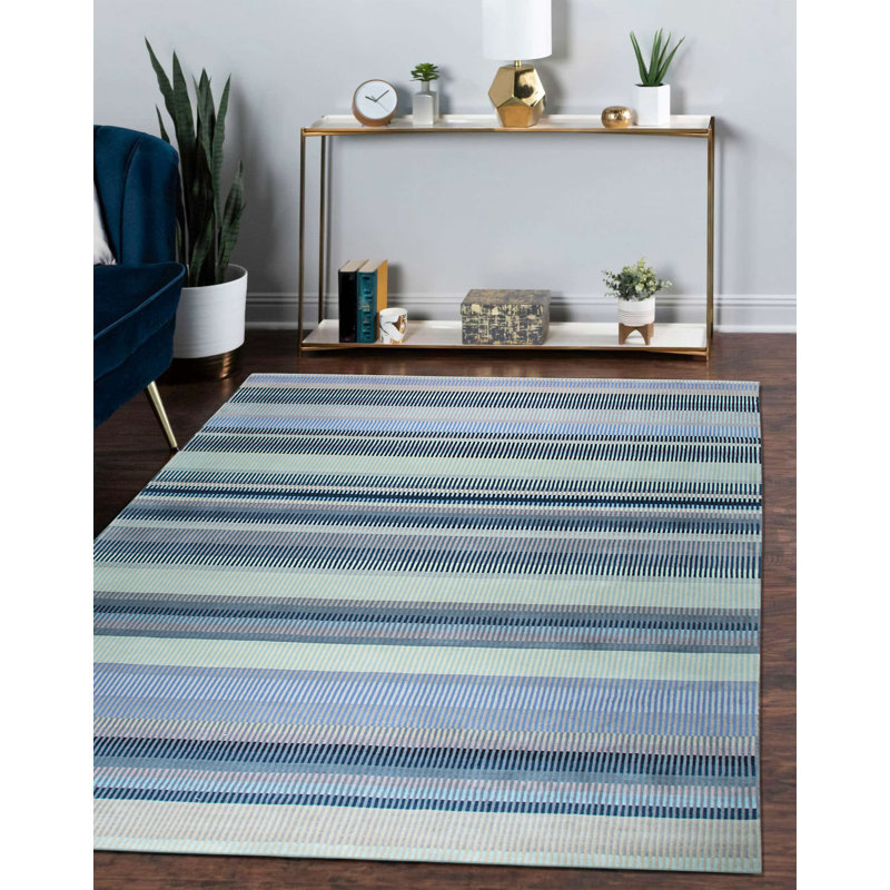 Contemporary Mauve Handmade Wool Modern Hand-Knotted Area Rug, Rectangle 9' x 12'