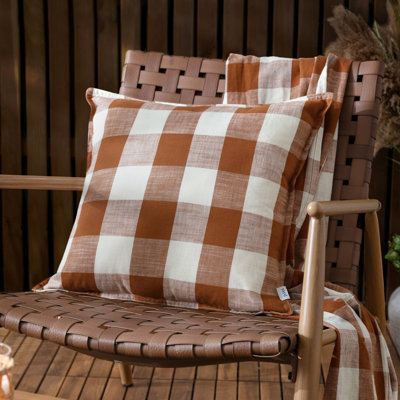 Jattin Indoor / Outdoor Gingham Square Throw