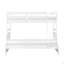 Lit superposé simple sur rails en bois massif-508542391