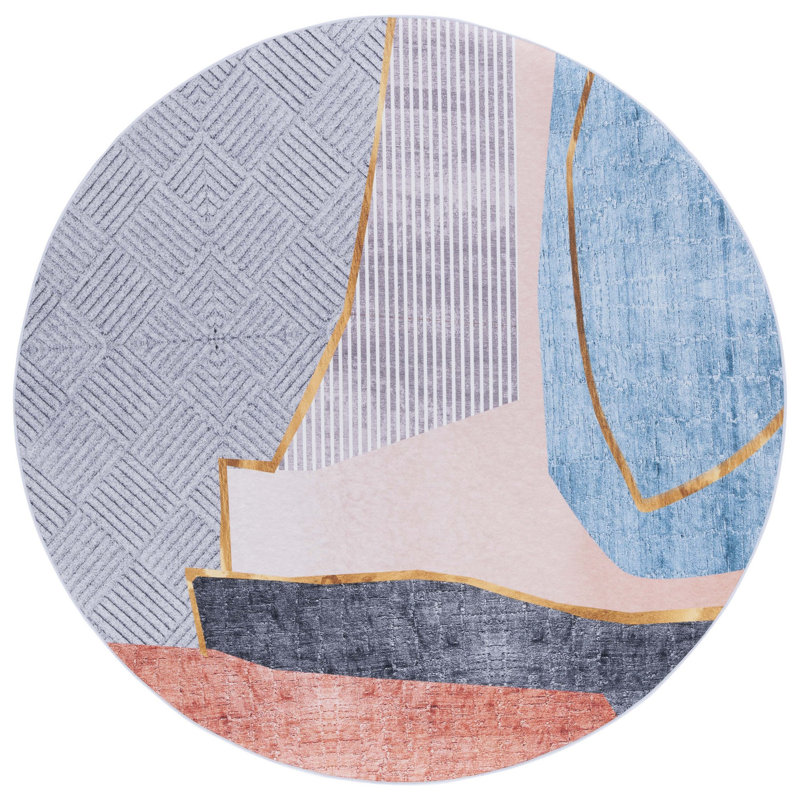 Tacoma Performance Machine Washable Rug, Round 8'