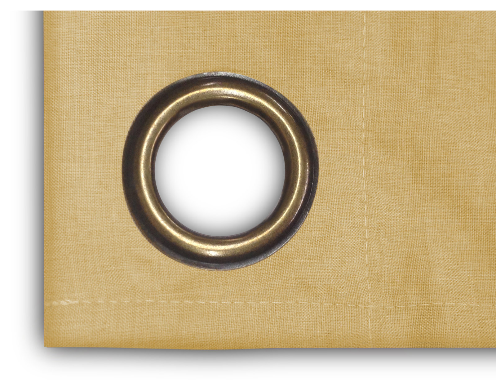 Lakeland Double-Wide Patio Curtain Panel, Gold Leaf