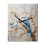 Minimalisme, oiseaux du paradis, fleurs de cerisier - Horloge murale moderne oiseaux du paradis-1386794878
