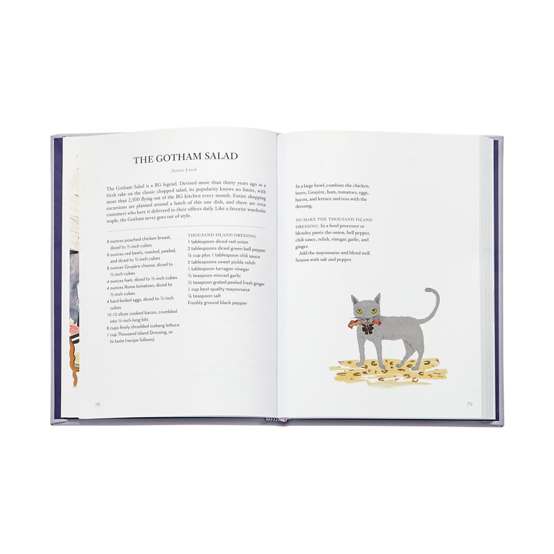 Graphic Image The Bergdorf Goodman Cookbook,Coffee Table Book, Leather, Lilac