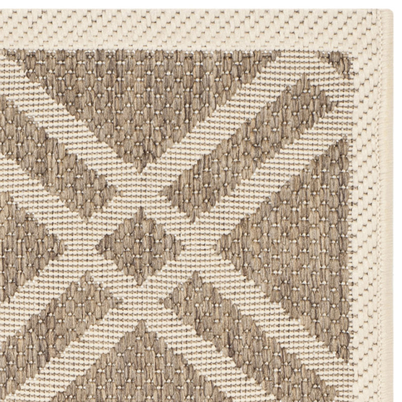 Joyner Geometric Hand Woven Indoor / Outdoor Area Rug, Rectangle 160 x 231 cm