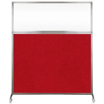 Cloison de bureau Hush - fenêtre transparente
