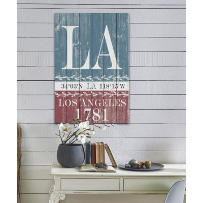 LA 1781 - No Frame Print on Wood