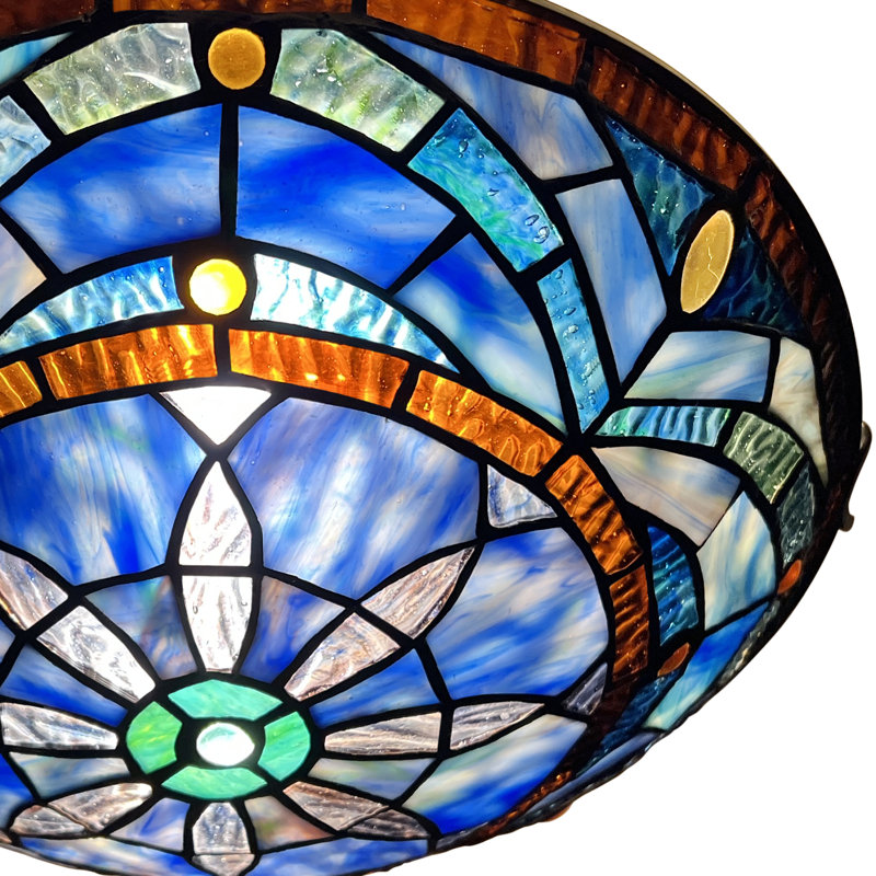 Tiffany Glass Flush Mount