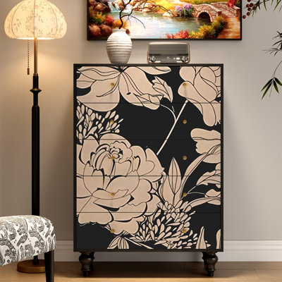 New Chinese-style five-drawer sideboard