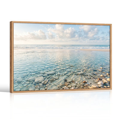 «Beach Sky», reproduction d'art sur toile, ensemble de 1