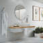 Anneau à serviettes mural Reveal | Anneau à serviettes 6,5 po de diamètre / à main pour salle de bain-52368673